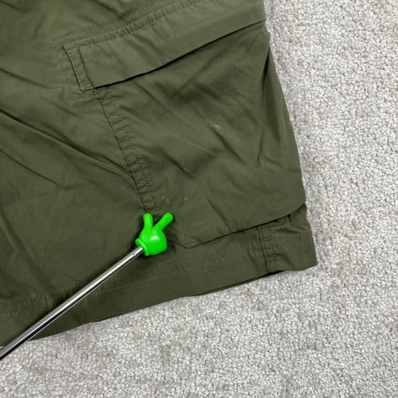 REI Co-op Womens 8 Sahara Cargo Shorts Green Relaxed Fit Hiking Belted Outdoor - Picture 10 of 10